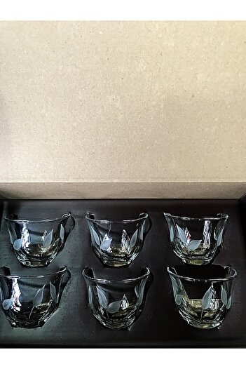 DECOSTYLE 6 Pieces Myrrh Glass Serving Cup Zamzam Water Cup N50