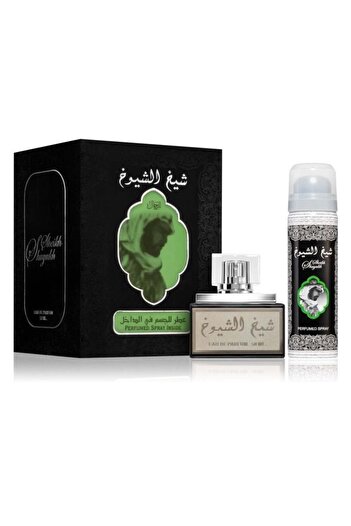 lattafa Sheikh Al Shuyukh Black - EDP 50 ml + deodorant spray 50 ml
