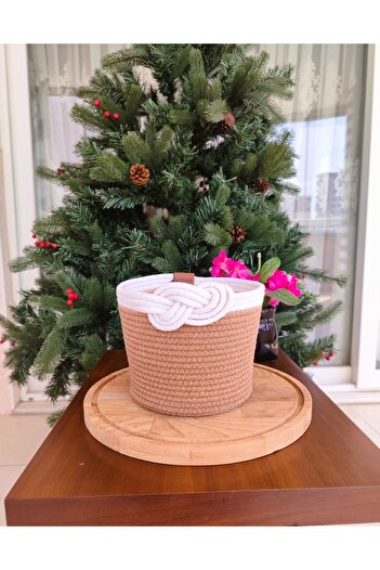 Madame Coco Fauvay Basket - White/Natural