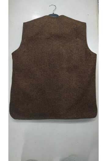 BYBEYEMS GİYİM V-Neck Cashmere Brown Color Men's Vest