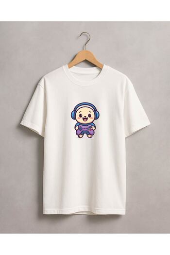 TREND YANKI Unisex Children's T-Shirt (Game Handle)