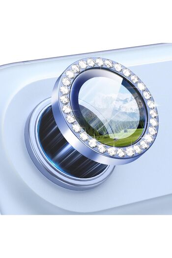 EDELFU iPhone 17 Air Stone Camera Lens Protector |   9H Hardness, Flashy Scratch-Resistant Camera Protection