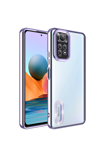 Khayra Redmi Note 11S Global Case Camera Protection Logo Displaying Khyr Omega Cover - Lilac