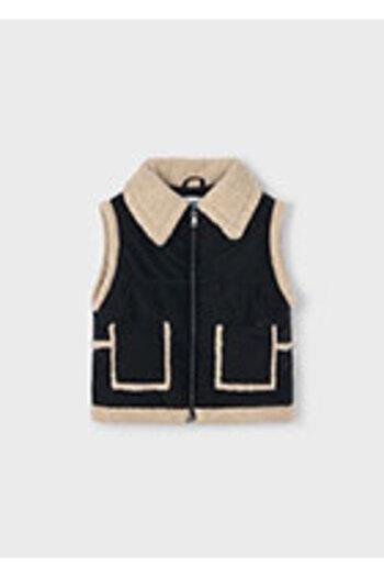 MAYORAL 4313-17 Girl's Black Vest