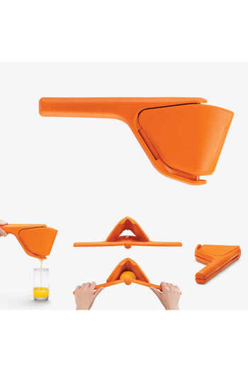 Dreamfarm Fluicer – Easy Squeeze Portable Lemon Orange Juicer Orange Squeezer 28 cm