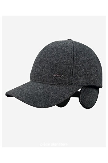 PIECE SIGNATURE 70% Cotton 30% Acrylic, Ear Flap, Soft Fleece Lined, Adjustable Buckle Hat