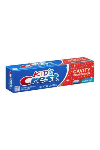 CREST Pasta de Dinti pentru Copii, 3D White, Sparkle Fun, Aroma Bubble Gum, 130gr