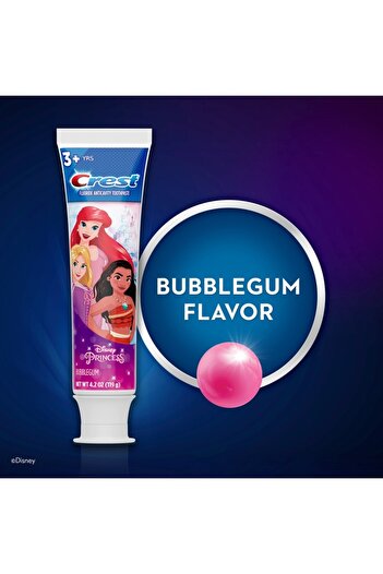 CREST Children's Toothpaste Princess with Bubble Gum Flavor, 119g