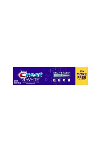 CREST Toothpaste 3D White Stain Eraser, Stain Removal, 65g