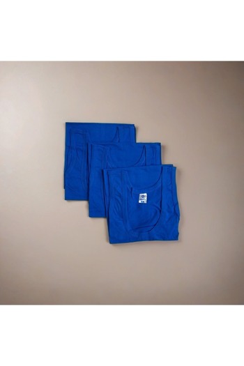 Mevsim 3 Pieces Men's Colorful Combed Cotton Tank Tops