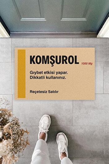 Dormot Modern Digital Printing Doormat - Fun Humor Neighbors Door Front Mat 70X45Cm
