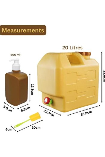 DLC 20 liter water tank for camping and trips
