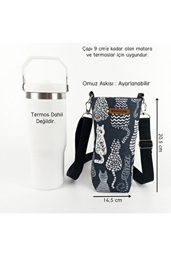 woodycord 1 Liter Water Bottle Case Water Bottle Carrier Bag Water Bottle Bag
