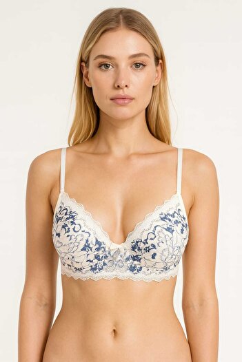 STORMED Underwear Women's Lace Detailed Supported Bra 490