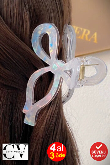 cityvision Bow Model Gray Color 11 cm Acetate Latch Buckle