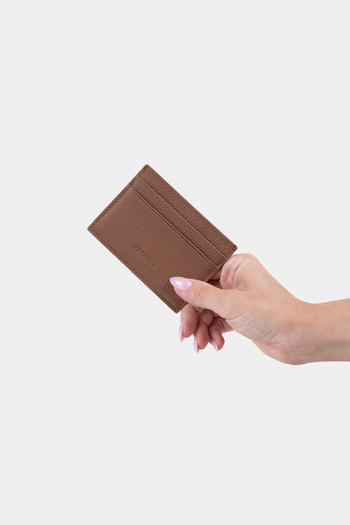 Lysande Minimalist Genuine Leather Card Holder Slim Design Wallet with 6 Card Slots and 1 Coin Compartment