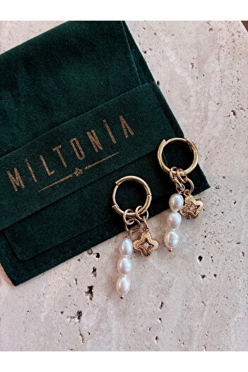 Miltonia Pearl Star Earrings