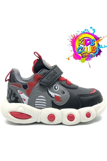 KCMN Cool Dinito Baby Orthopedic Children's Sports Shoes Red