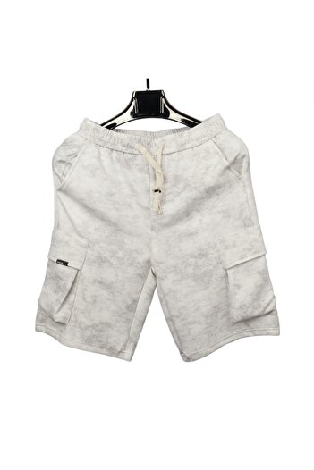 Red Planet Men's Casual Cargo Shorts with Drawstring Waist and Side Pockets