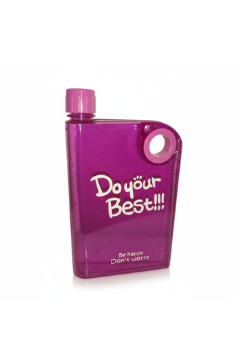 Lider MAGNESİA Matara 380 ml Special Design Transparent Purple Doy-Onur Best