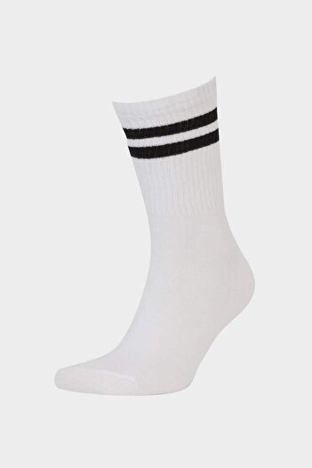 DeFacto Men's 3-Pack Cotton Long Socks (Ns)