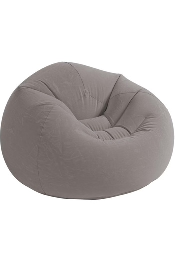 EMATTERIO Inflatable Lazy Sofa Portable Armchair with Electric Inflation, for Camping, Living Room 114x114x71 cm