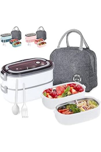 Generic ZeroSpace Stainless Steel Lunch Box, Lunch Box for Kids School, Insulated Lunch Box for Adults, Tiff