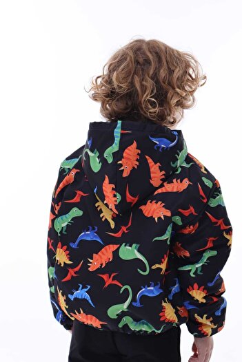 RONYPONY Boys' Waterproof and Windproof Raincoat-Windbreaker