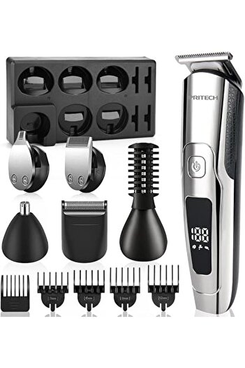 Generic Beard Trimmer for Men Electric Hair Clipper Cordless Mens Grooming 6 in 1 Kit, Hair Trimmer & Mustac