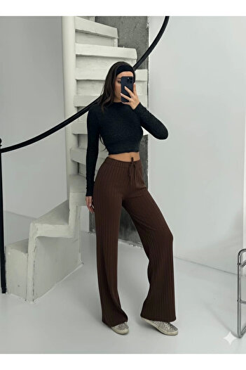 soonaksesuar Ribbed Corduroy Pants Coffee A4058