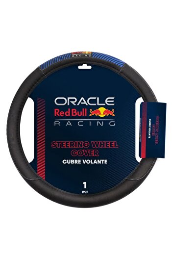 ACE Red Bull Universal Fit Racing Steering Wheel Cover, RBSWC006BW (38 x 5 x 38 cm)