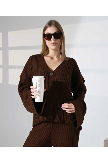 REDMİNA fashion Wick Textured Timeless Knitwear Set