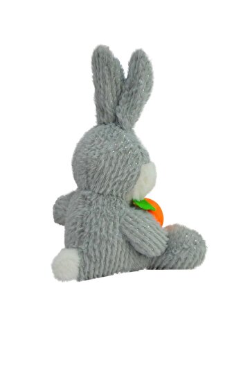 Şeker Adası Plush Carrot Rabbit 25 cm Gray