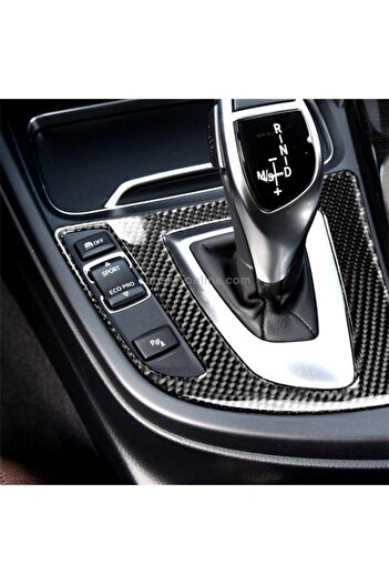Maraz Carbon Fiber Car Gear Shift Panel Decorative Sticker for Bmw (F30) 2013-2017 / (F34) 2013-2017