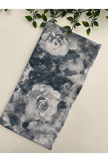 İpekhan Gülnihal Pattern Thin Cotton Scarf