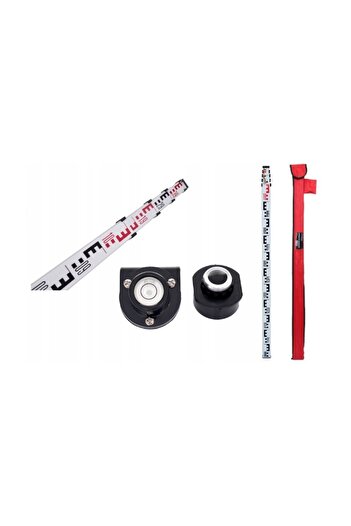 KraftProfesional Tija rigla brat dispozitiv telescopic 5 m masurare inaltime nivelare cu bula