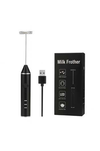 DOPPİO Rechargeable Milk Frother – Handheld Electric Whisk
