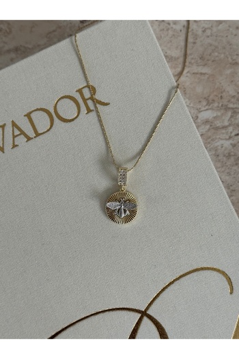 LUXSTONE Bee Model Gold Necklace