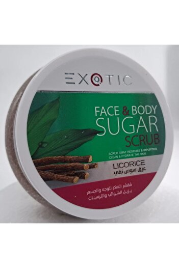 Exotic Exotic Licorice Sugar Scrub for Face and Body 300ml