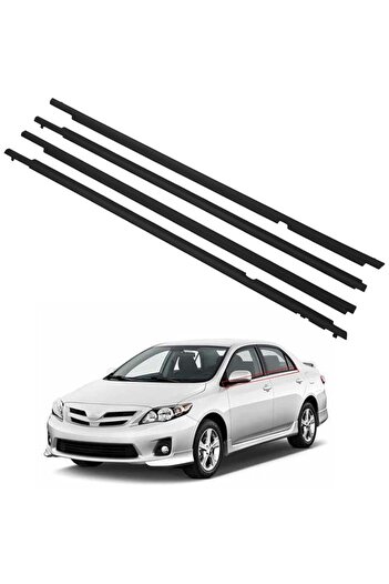 Toyota 2008-2013 Corolla Glass Rulers Black