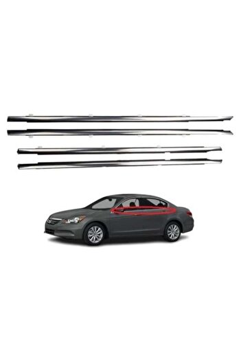 Honda 2008-2013 Accord Chrome Window Visors