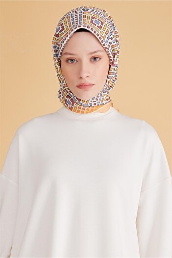 Belli Geometric Pattern Modal Scarf 5