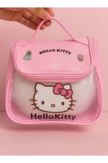 Hello Kitty Makeup Bag | Small and Practical Women's Cosmetics Bag