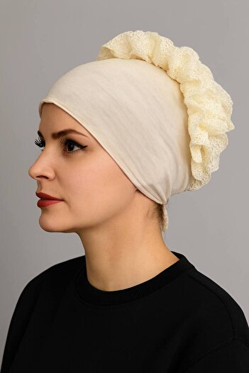 ALDAİR Hijab Ruffled Bonnet-Fif2512