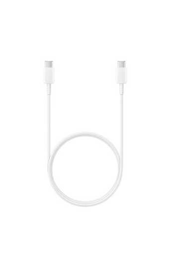 OEM Set of 4 USB-C cables for Samsung, 1 x USB-C 25W Cable 1.8m, 3 x USB-C 3A Cable 1m, White, Bulk