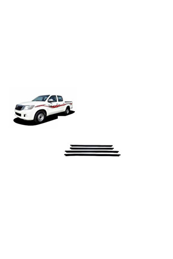Toyota مساطر قزاز هايلوكس غمارتين اسود 2006-2015