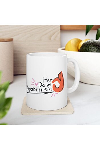 BASKIBAZAR Since 2020 You Can Always Do It Printed Motivation - Birthday Gift - Gift Porcelain Mug Cup 11