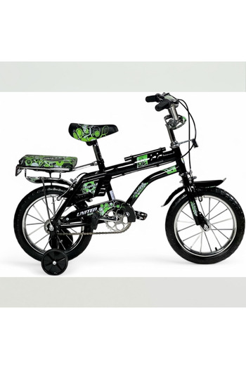 ALRWAD Rambo 14 Inch Kids Bike with Rear Seat, Freestyle Bikes with Adjustable Seat