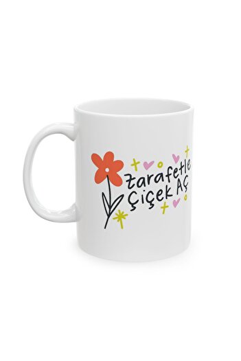 BASKIBAZAR Since 2020 Elegantly Bloom Printed Motivational - Birthday Gift - Gift Porcelain Mug Cup 11