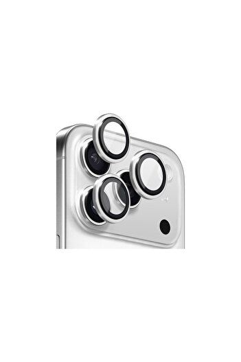 TechnoZone Tempered Camera Lens Protector with Metal Frame Compatible with iPhone 17 Pro and 17 Pro Max